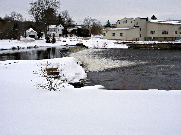 The hatchery under a blanket of snow