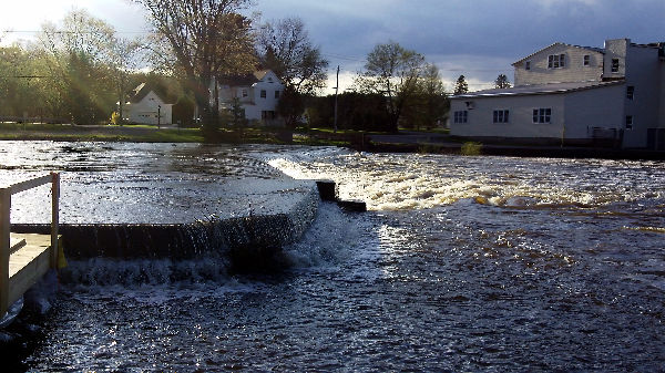 Flood waters