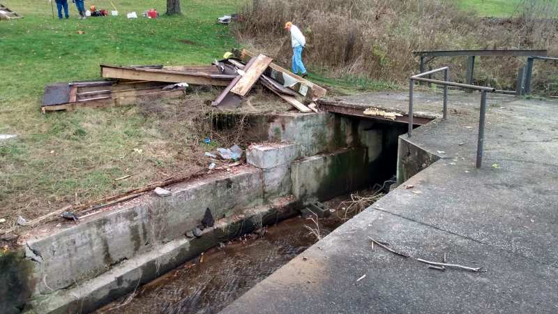 Hatchery demolished